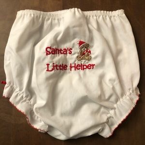 Toddler girl Christmas diaper/panty cover